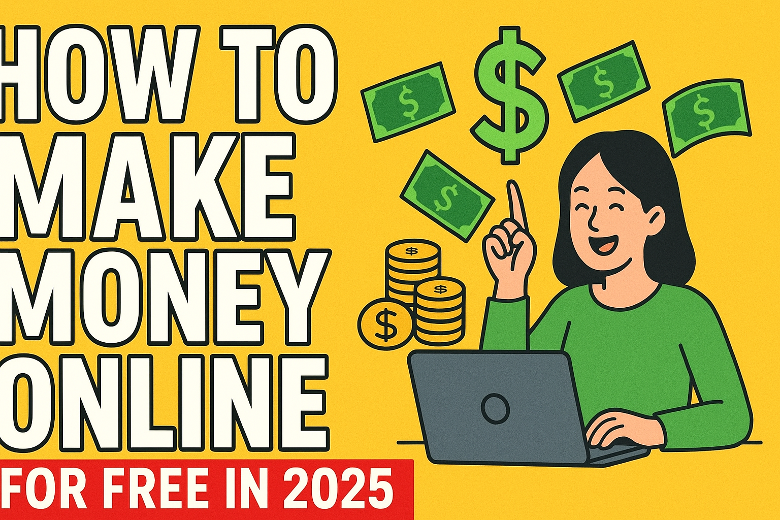 How to Make Money Online for Free in 2025 1 How to Make Money Online for Free in 2025